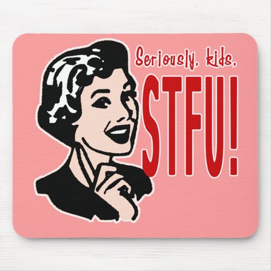 おもしろいな母の日のデザイン マウスパッド (正面)