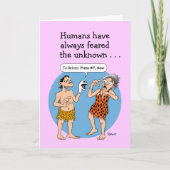 おもしろいな母の日 カード (正面)