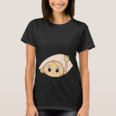 おもしろいな母性、妊娠した妊娠 Tシャツ (正面)