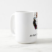 おもしろいな気違いの科学者のコーヒー・マグ コーヒーマグカップ (正面左)