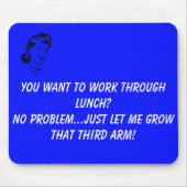 おもしろいな法廷記者のマウスパッド マウスパッド (正面)