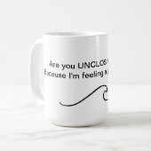 おもしろいな法律のマグ-法律の積み込みライン コーヒーマグカップ (正面左)