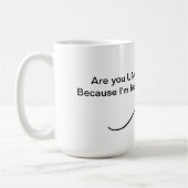 おもしろいな法律のマグ-法律の積み込みライン コーヒーマグカップ (左)