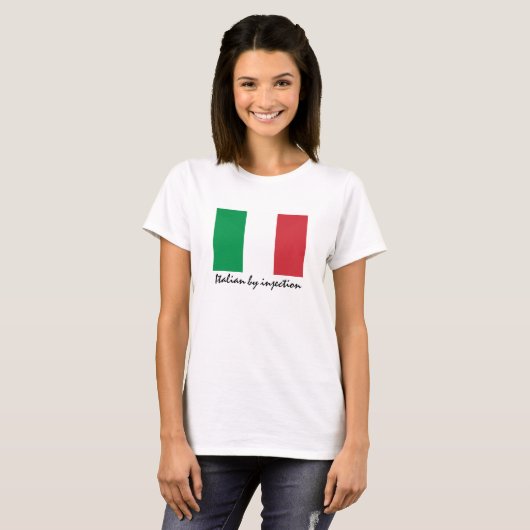 おもしろいな注入によるイタリア語 Tシャツ (正面フル)