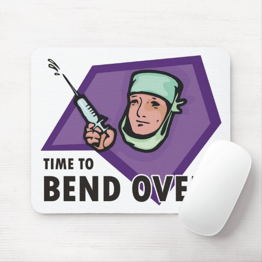 おもしろいな注入の医者/ナース-スポイトを吹き出すこと マウスパッド (マウス)