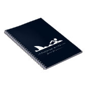 おもしろいな泳ぐ人の水泳の鮫の皮肉の恋人のギフト ノートブック (右側)