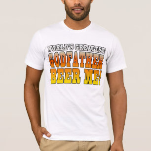 おもしろいな洗礼の誕生日の世界のすばらしい教父 Tシャツ