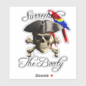 おもしろいな海賊降伏利得 シール (シート)