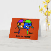 おもしろいな海賊 カード (黄色い花)