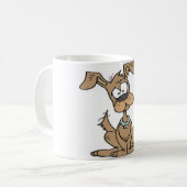 おもしろいな混同したのの犬 コーヒーマグカップ (正面左)