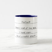 おもしろいな測定のマグ ツートーンマグカップ (中央)