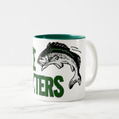 おもしろいな漁師のマグ-サイズの問題 ツートーンマグカップ (正面右)