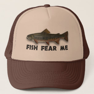 おもしろいな漁師の魚は私を恐れています キャップ