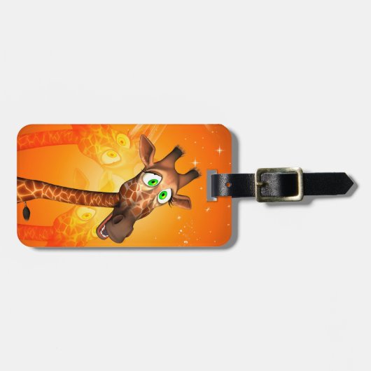 おもしろいな漫画のキリン ラゲッジタグ (正面横)