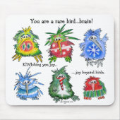 おもしろいな漫画のキーウィのクリスマスのギフトのマウスパッド マウスパッド (正面)