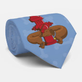 おもしろいな漫画のダックスフント ネクタイ (ロール)