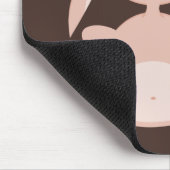 おもしろいな漫画のバニーのmousepad マウスパッド (コーナー)