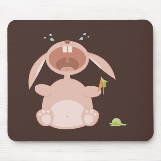おもしろいな漫画のバニーのmousepad マウスパッド (正面)