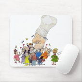 おもしろいな漫画のフランス人のシェフ マウスパッド (マウス)