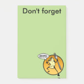 おもしろいな漫画のブリトーの写実的なポスト・イットのメモ帳 ポストイット (正面)