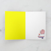 おもしろいな漫画の人のバレンタインデーの挨拶状 シーズンカード (内部)