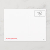 おもしろいな漫画の人のバレンタインデーの郵便はがき シーズンポストカード (裏面)