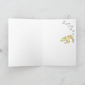 おもしろいな漫画の最も最高のな魚の屁カード カード (内部)