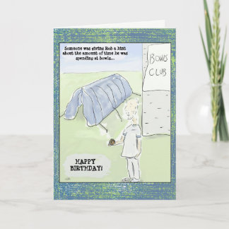 おもしろいな漫画はバースデー・カードボーリングをします カード