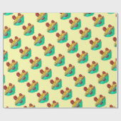 おもしろいな漫画スパゲッティミートボールの芸術 ラッピングペーパー (フラット)