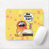 おもしろいな漫画猫|のおもしろいな漫画の模倣者 マウスパッド (マウス)