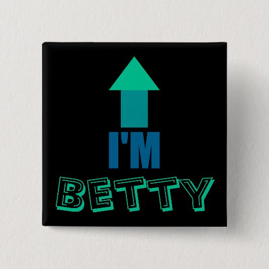 おもしろいな無くなったカップル 缶バッジ (正面)