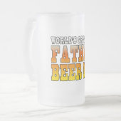 おもしろいな父のパパの世界の最も素晴らしい父ビール私! フロストグラスビールジョッキ (正面左)