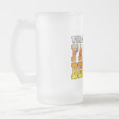 おもしろいな父のパパの世界の最も素晴らしい父ビール私! フロストグラスビールジョッキ (左)