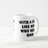 おもしろいな父の日の禿げた人 コーヒーマグカップ (正面右)