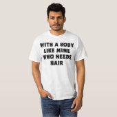 おもしろいな父の日の禿げた人 Tシャツ (正面フル)