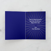 おもしろいな父の日カード、すごいパパ カード (内部)