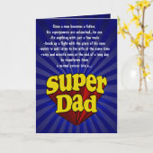 おもしろいな父の日カード、すごいパパ カード (黄色い花)