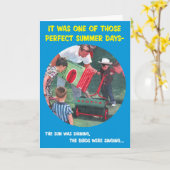 おもしろいな父の日カード カード (黄色い花)