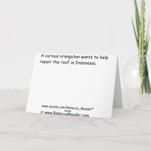 おもしろいな父の日 カード (裏面)