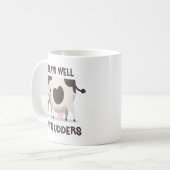 おもしろいな牛しゃれのコーヒー・マグ コーヒーマグカップ (正面左)