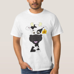 おもしろいな牛漫画の人のワイシャツ Tシャツ