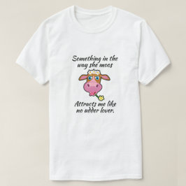 おもしろいな牛"方法で何か彼女moos… " tシャツ