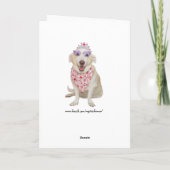 おもしろいな猫か猫ちゃんのバレンタイン シーズンカード (裏面)