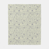 おもしろいな猫が付いている漫画パターン フリースブランケット (正面)