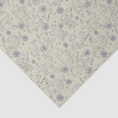 おもしろいな猫が付いている漫画パターン 薄葉紙 (詳細)