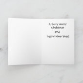 おもしろいな猫のクリスマスカード シーズンカード (内部)