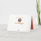 おもしろいな猫のバースデー・カード カード (裏面)