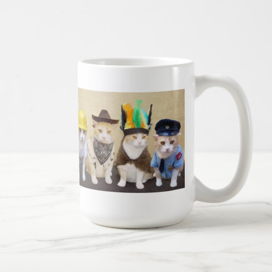 おもしろいな猫のマグ マグカップ (右)