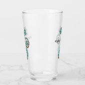 おもしろいな猫の名前をカスタムするのパイントガラス タンブラーグラス