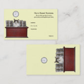 おもしろいな猫の家はビジネスを基づかせていました 名刺 (正面/裏面)